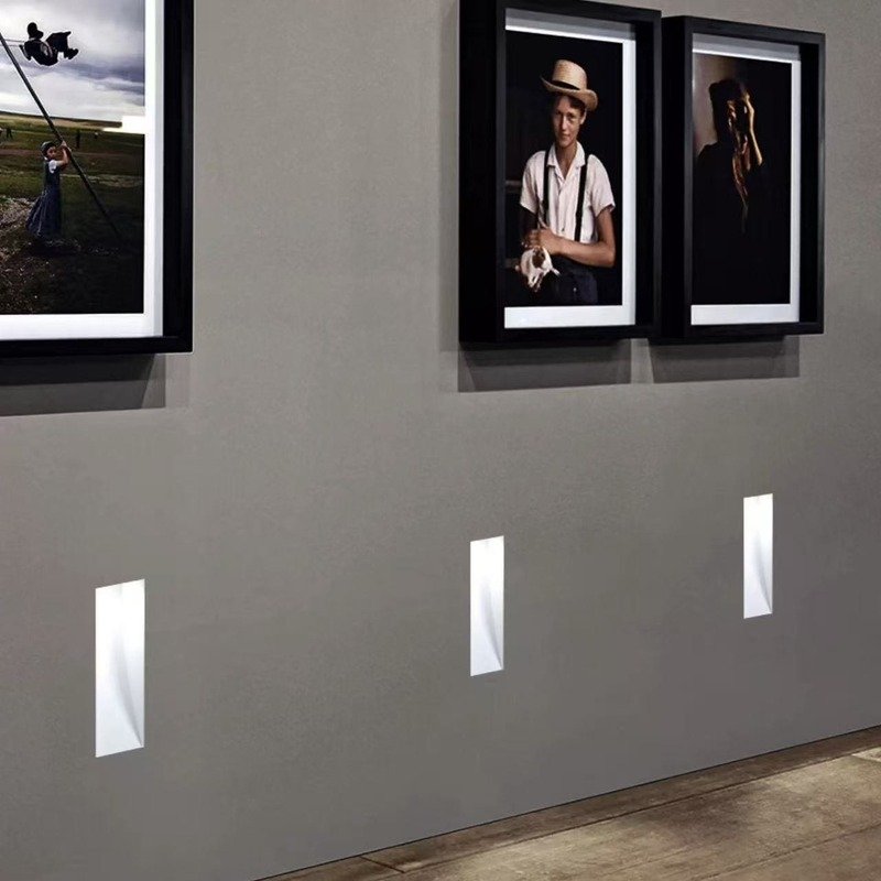 TENSENG_Classic_Wall_Lamp_Plaster_Flush,_White_3