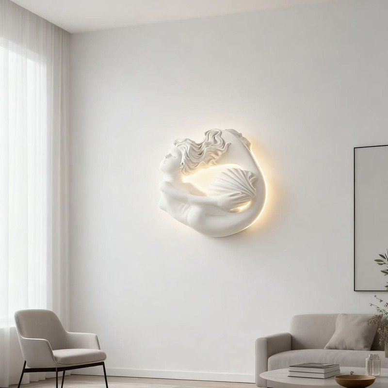 TENSENG_European_-_style_Wall_Lamp_Human_-_shaped_Shell_5