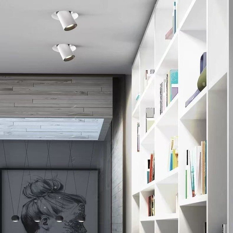 TENSENG_Plaster_Ceiling_Light_Flush_Mount_Led,_Luxury_White_5