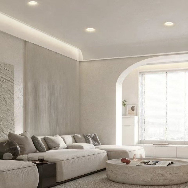 TENSENG_Popular_Ceiling_Light_Plaster,_White,_Bedroom_3