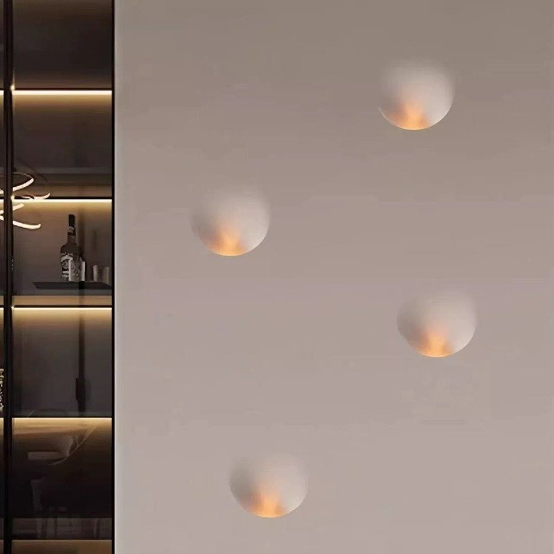 TENSENG_Up_and_Down_Wall_Lights_Modern,_Plaster,_White,_Indoor_8