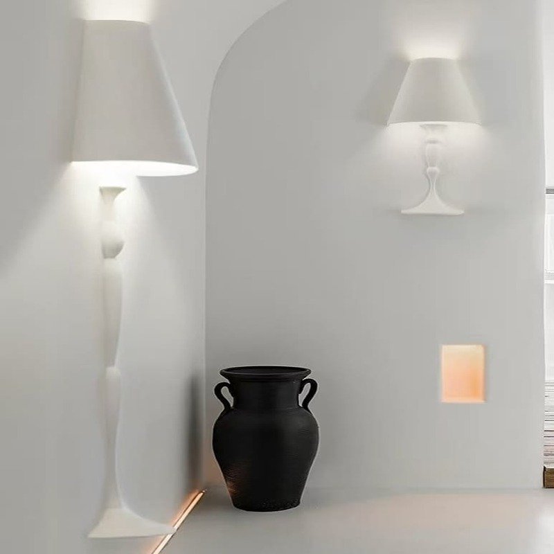 TENSENG_Walllamp_Table_Lamp_Style,_Plaster,_White_4