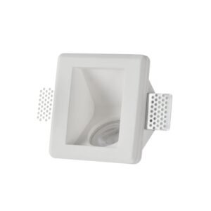 Tenseng_Aesthetic_LED_Wall_Light_Modern_White_Plaster_Sconce_1