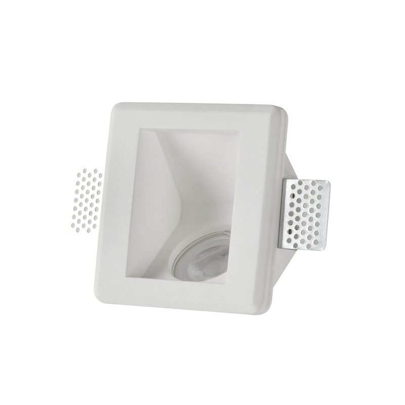 Tenseng_Aesthetic_LED_Wall_Light_Modern_White_Plaster_Sconce_1