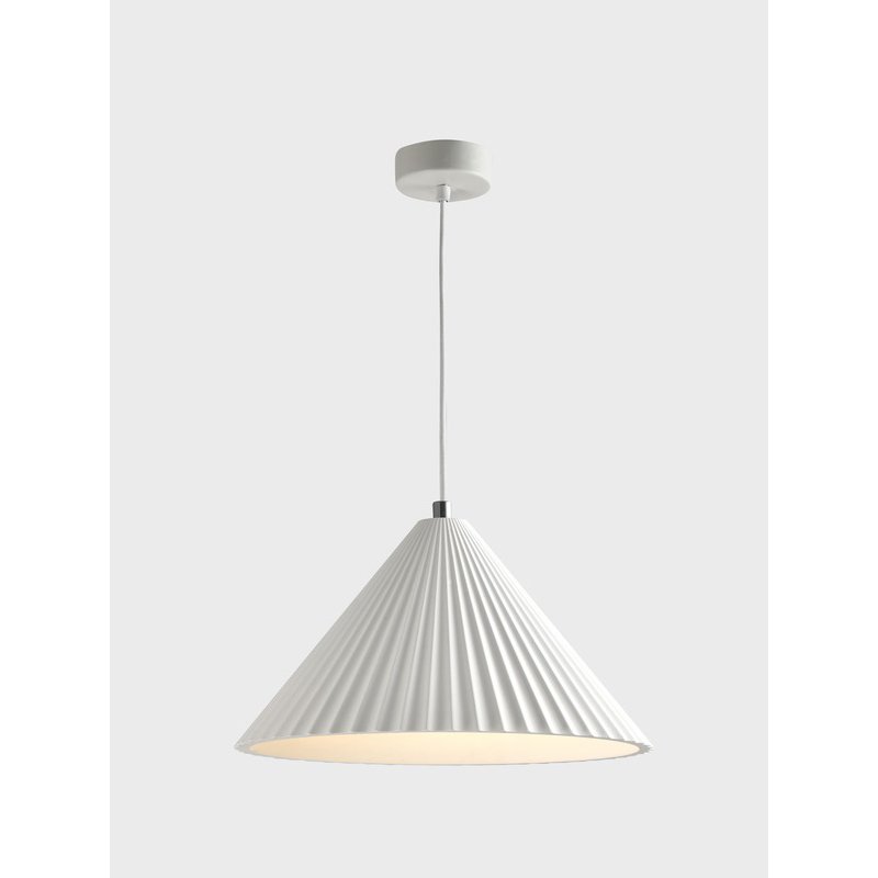 Tenseng_Classic_Pendant_Lights_Plaster_Cone_White_2