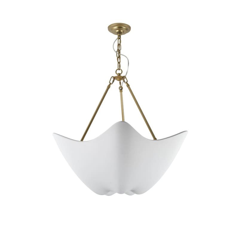 TENSENG Gypsum Pendant Lamp - Flower Shaped - Image 2