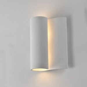 Tenseng_White_Gypsum_Wall_Sconce_Replaceable_Light_Source_2