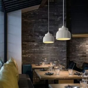 gypsum-and-concrete-lighting manufacturer-pendant-lights-hotel