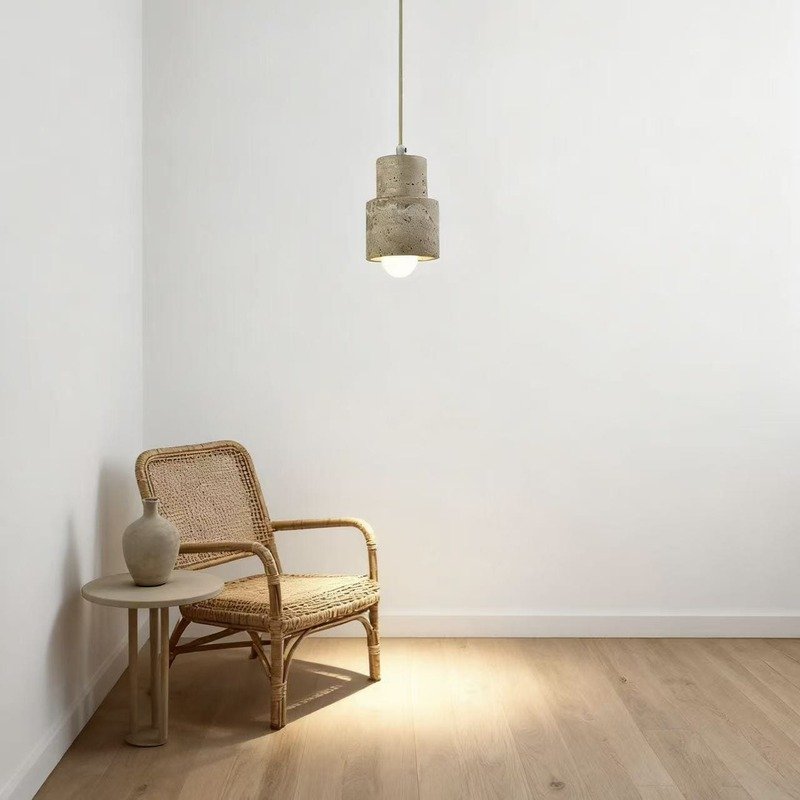 TENSENG_Pendant_Stone_-_Yellow_Marble_Cave_Stone_Effect,_E27_5