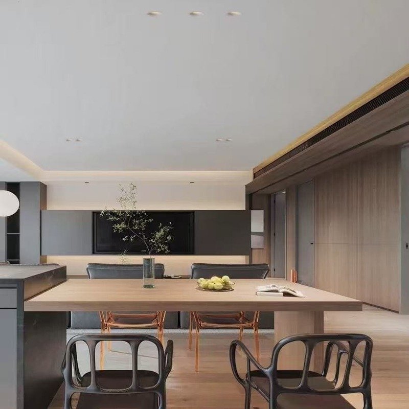 TENSENG_Simple_Down_Lamp_Plaster_White_Flush_Mount_7