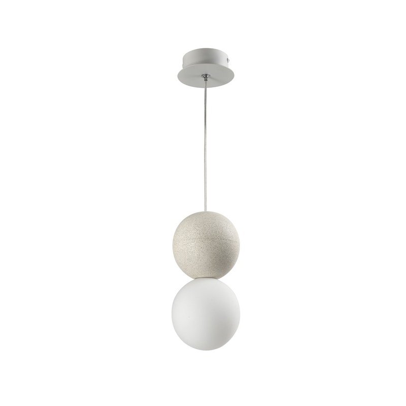 TENSENG Bright Pendant Light: Eco Dual - Sphere Concrete - Image 2