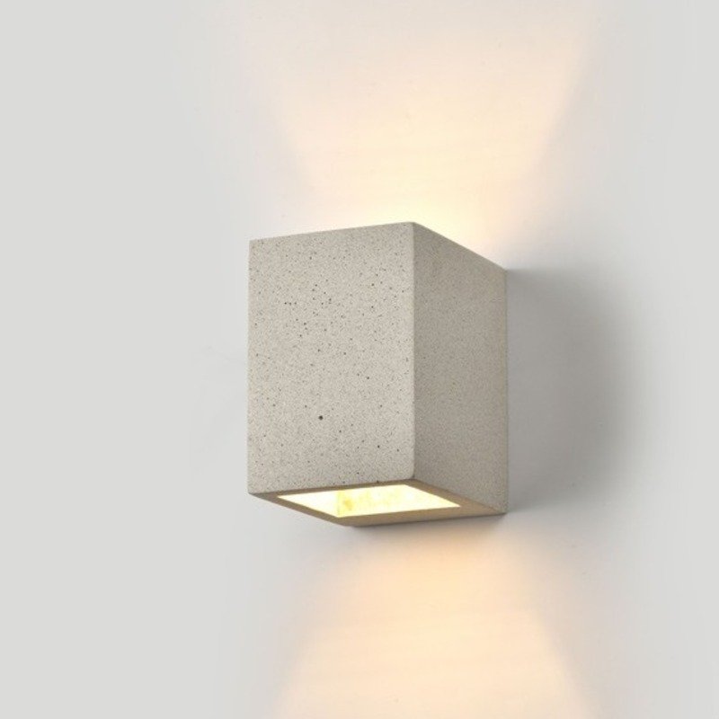 Tenseng_Concrete_Wall_Lamp_Modern_Exterior,_White_&_Black_2