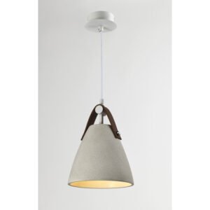 Tenseng_Leather_-_Strap_Pendant_White_Concrete_Lamp_1