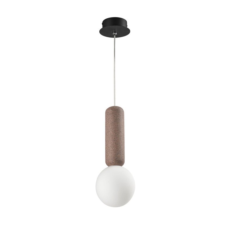 TENSENG Multi - Color Pendant: Eco Concrete Cylinder – Sphere - Image 11