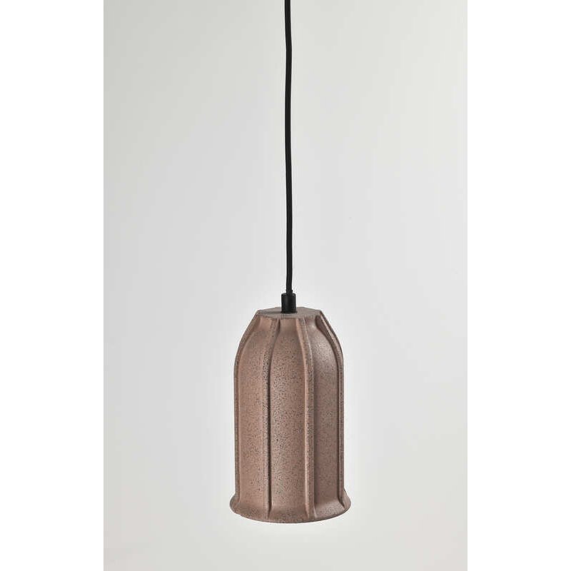 Tenseng_Pendant_Light_Fitting_Red_Concrete_E14_220_-_240V_Lamp_1