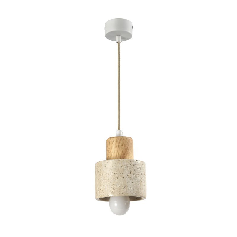 TENSENG Pendant Light: Stone - Yellow Marble Cave Stone Effect - Image 2