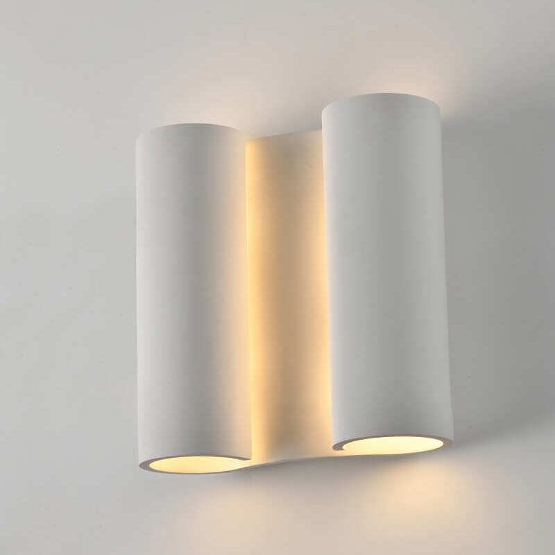Tenseng_White_Gypsum_Wall_Sconce_Replaceable_Light_Source_4