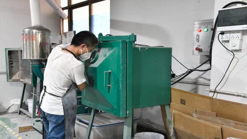 tenseng gypsum craftsmanship-vacuum pumping