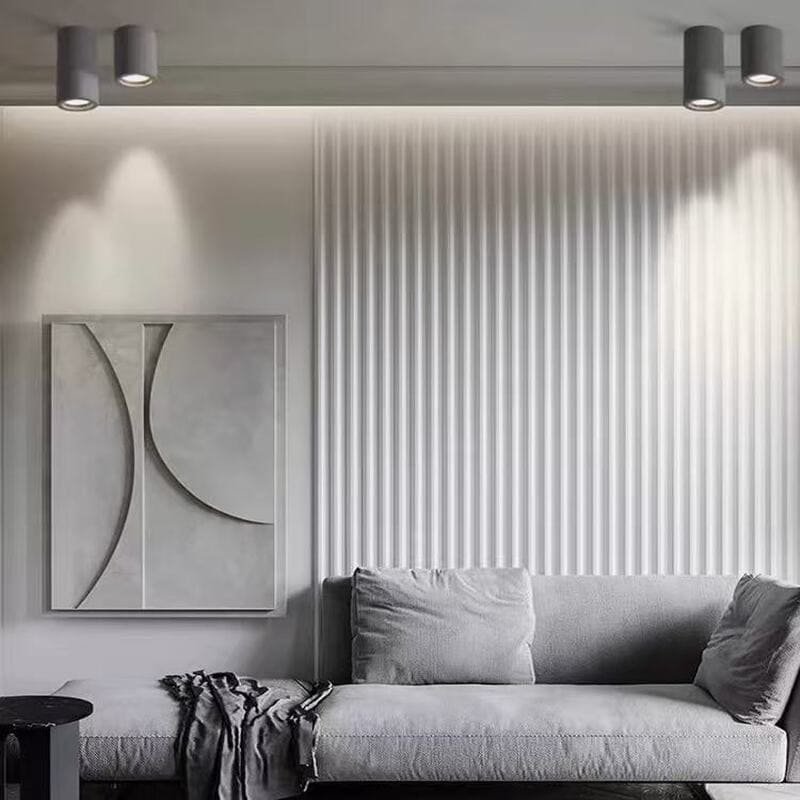 concrete-ceiling-lights-hotel-&-catering-space